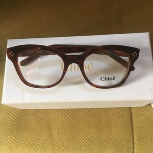 CHLOE TortoiseShell Glasses Frames w/ Demo Lens